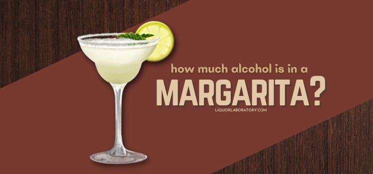 Salted-rim margarita, alcohol content