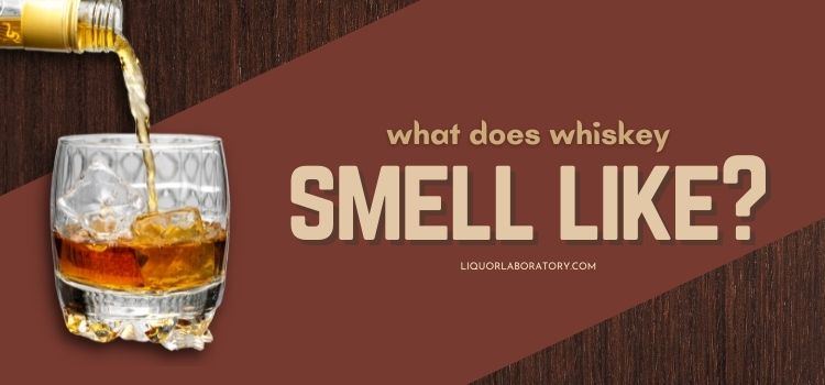 Whiskey pour into rocks glass, aroma