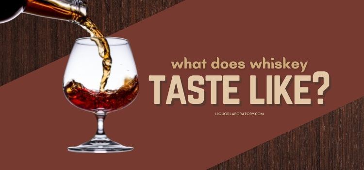 Whiskey pour into snifter, taste